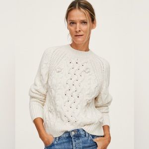 Mango ivory sweater